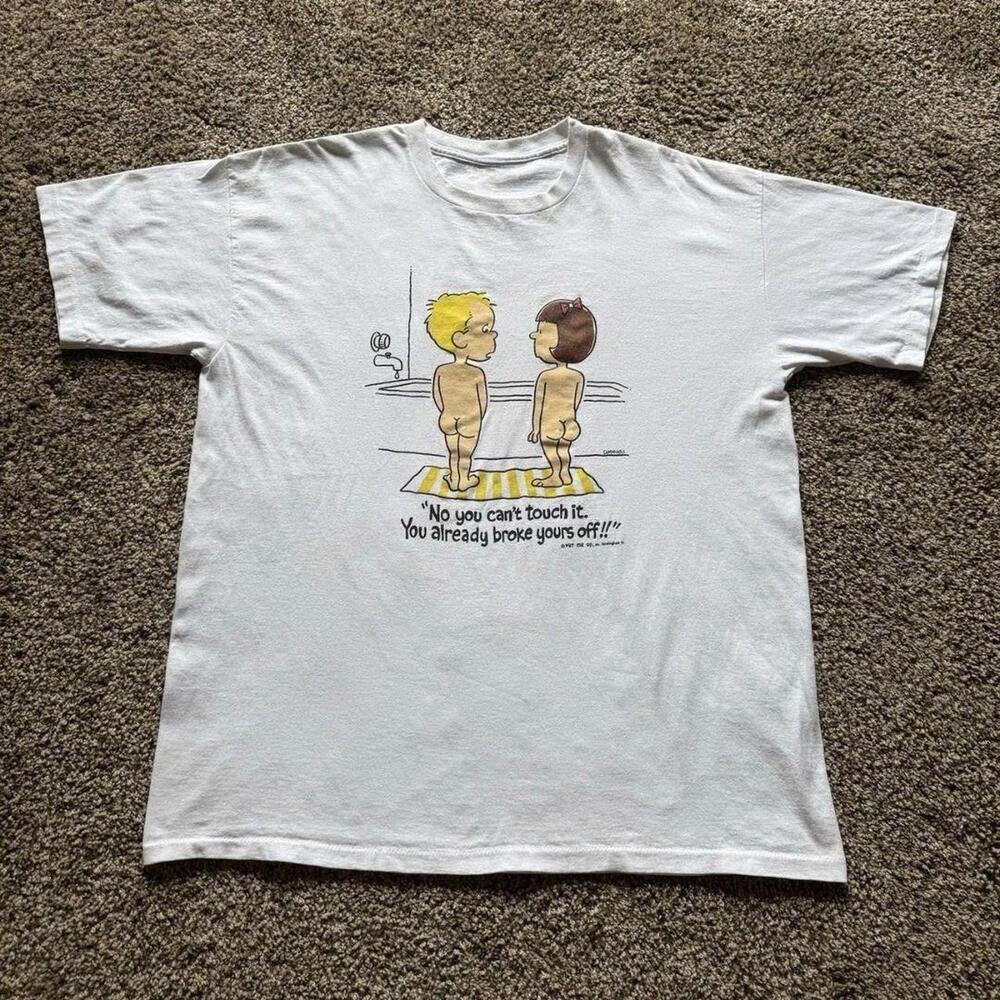 80S  No You Can_T Touch It Graphic Tee